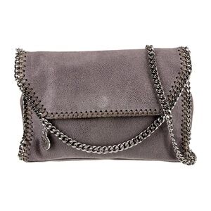 Stella McCartney Gray Chain-Trimmed Women's Bag